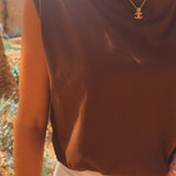 SUAVE BROWN SUMMER TOP