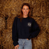 SELUNE DARK BLUE SWEATER