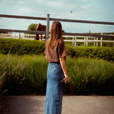 OUI MAIS NON BROWN T-SHIRT