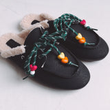 BLACK MULE LOAFER