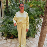 JOSEFINA YELLOW COMFY TWO-PIECE SET