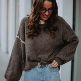 JULIANA BROWN SWEATER