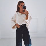 DANIQUE ECRU BLOUSE