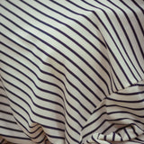 PRE-ORDER ASTER ECRU/DARK BLUE STRIPED LONGSLEEVE SHIRT