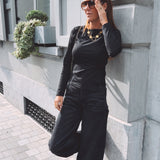WYNOLA BLACK LONGSLEEVE SHIRT