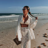 MARGARITA ECRU OVERSIZED BLOUSE