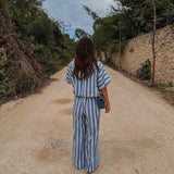 HERMOSILLO BLUE STRIPED PANTS