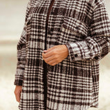 LACEY BROWN CHECKERED JACKET