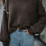 JULIANA BROWN SWEATER