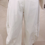 WHITE BALLOON JEANS A80765