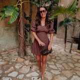 RAYOS DEL SOL BROWN DRESS