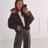 FALLEN LEAVES BROWN JACKET