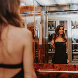 FEMME FATALE BUSTIER LACE TWO-PIECE SET