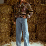 JUNGLE FEVER BROWN BOMBER JACKET