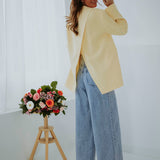 NERISSA SOFT YELLOW BLAZER