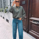 XANTHE KHAKI MUSTHAVE SWEATER