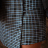 HARRIET BLACK/KHAKI CHECKERED SKIRT