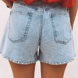 BLUE DENIM SHORT 9187