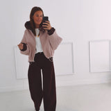 FALLEN LEAVES PINK JACKET