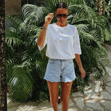 BLUE DENIM SHORT 591-C-7