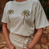 PALMTREE WHITE T-SHIRT