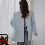 ADELE LIGHT BLUE BLAZER