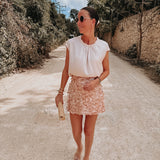 NAYA LIGHT PINK SATIN BLOUSE