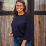 REESE DARK BLUE SOFT T-SHIRT