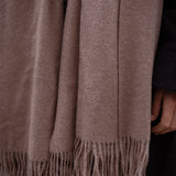 COSY SEASON TAUPE SCARF