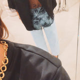 PRE-ORDER ISA BLACK LACE T-SHIRT