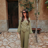 NITIDO KHAKI TWO-PIECE SET