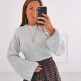 COLETTE GREY KNITTED SWEATER