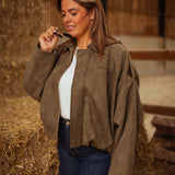 BELLAMY KHAKI SUEDE JACKET