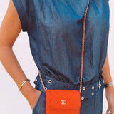 SANTOS DARK BLUE DENIM BLOUSE