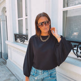 FIORA BLACK SWEATER