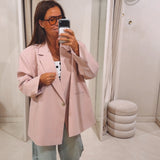 CHARLOTTE LIGHT PINK BLAZER