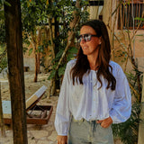 ESPEJITO WHITE BLOUSE
