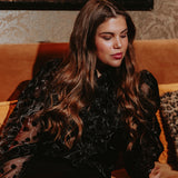 MAGIC BLACK POLKADOTS BLOUSE