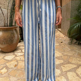 HERMOSILLO BLUE STRIPED PANTS