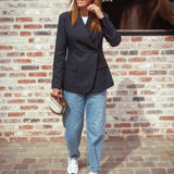 PRESLEY DARK BLUE BLAZER