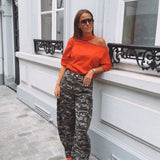 RONJA RED CUT-OUT T-SHIRT