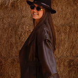 STORMY BROWN LEATHER JACKET