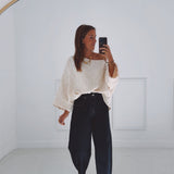 DANIQUE ECRU BLOUSE