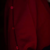 ONYX BORDEAUX BUTTON SWEATER