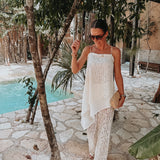 QUERIDA ECRU LACE TOP