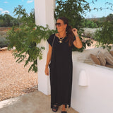 EULARIA BLACK STAR DRESS