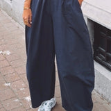 SIENNA DARK BLUE BALLOON PANTS