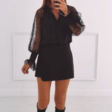 LISSA BLACK SKORT