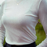 HARVESTON ECRU LONGSLEEVE TOP