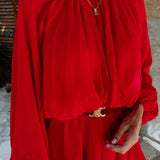 BURN BABY RED DRESS